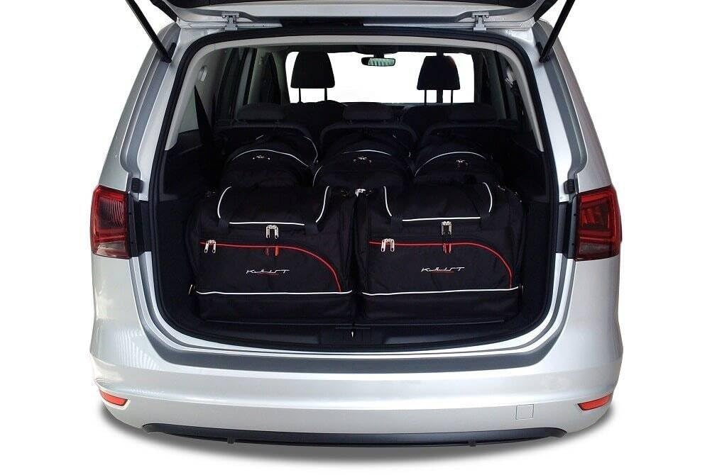 KJUST Dedizierte Reisetaschen 5 STK kompatibel mit VW Sharan II 2010+ Car Bags