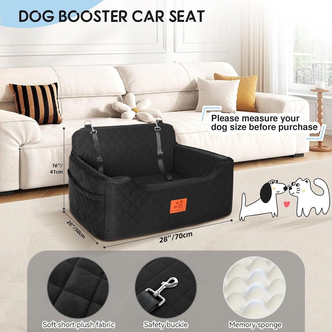 Hunde Autositz für mittlere/grosse, Hundesitz für Hunde unter 22Kg oder 2 kleine Hunde, Abnehmbarer