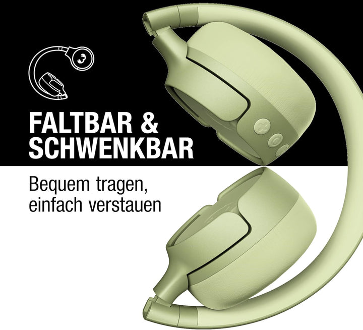 Fresh 'n Rebel Code Fuse, Bluetooth-Kopfhörer on-Ear, kabellos, 30 Stunden Spielzeit, mit Mikrofon u