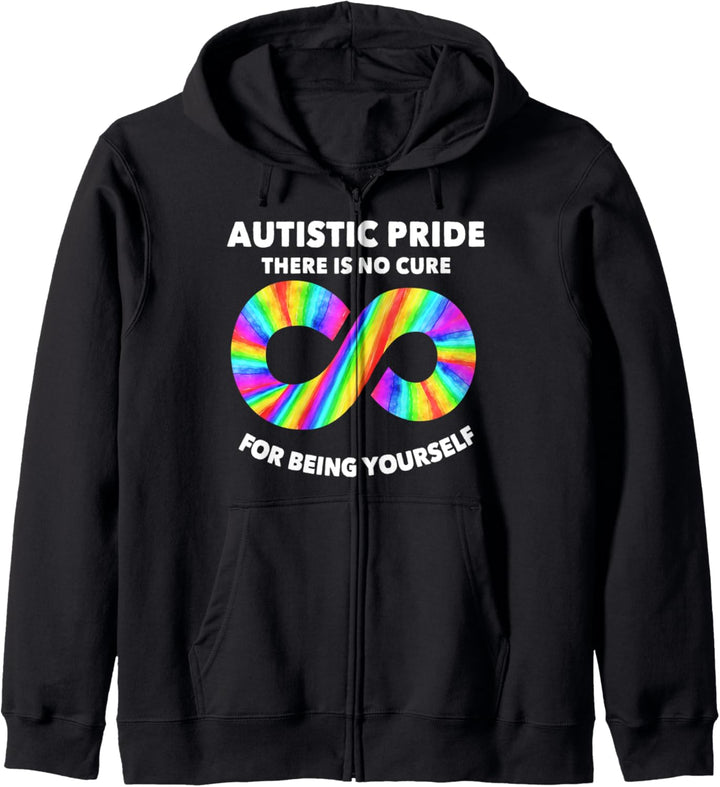There Is No Cure For Being Yourself | Autistic Pride Ribbon Kapuzenjacke