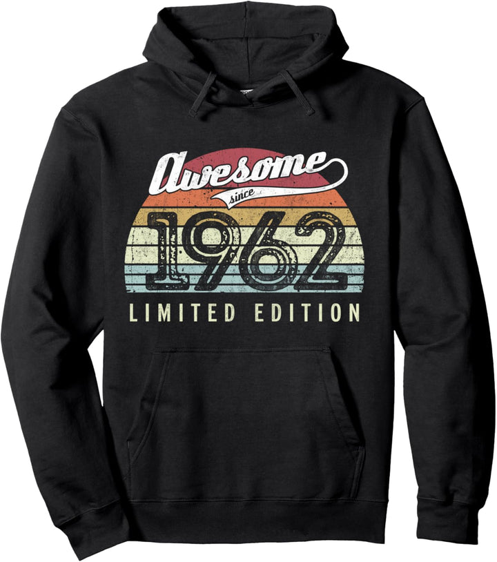 Retro Vintage 1962 Limited Edition 60. Geburtstag 60 Jahre alt Pullover Hoodie