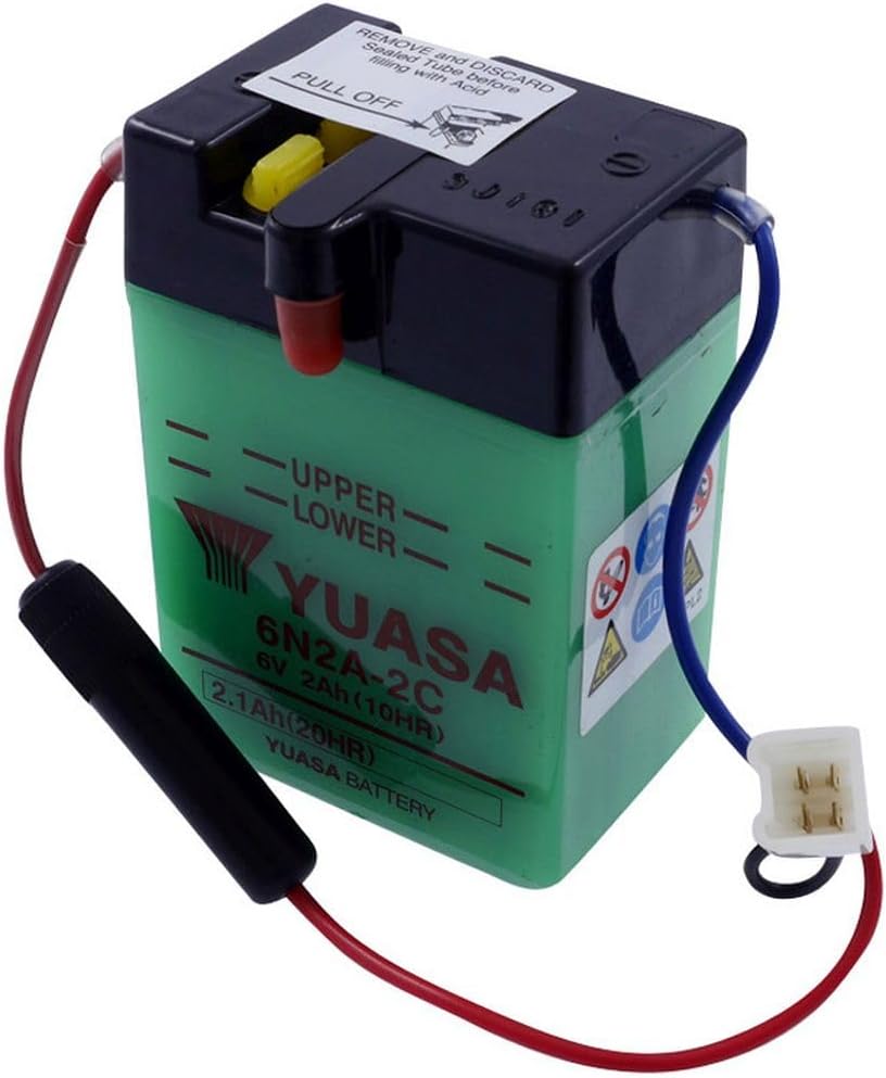 YUASA BATTERIE 6N2A-2C-3 offen ohne Saeure