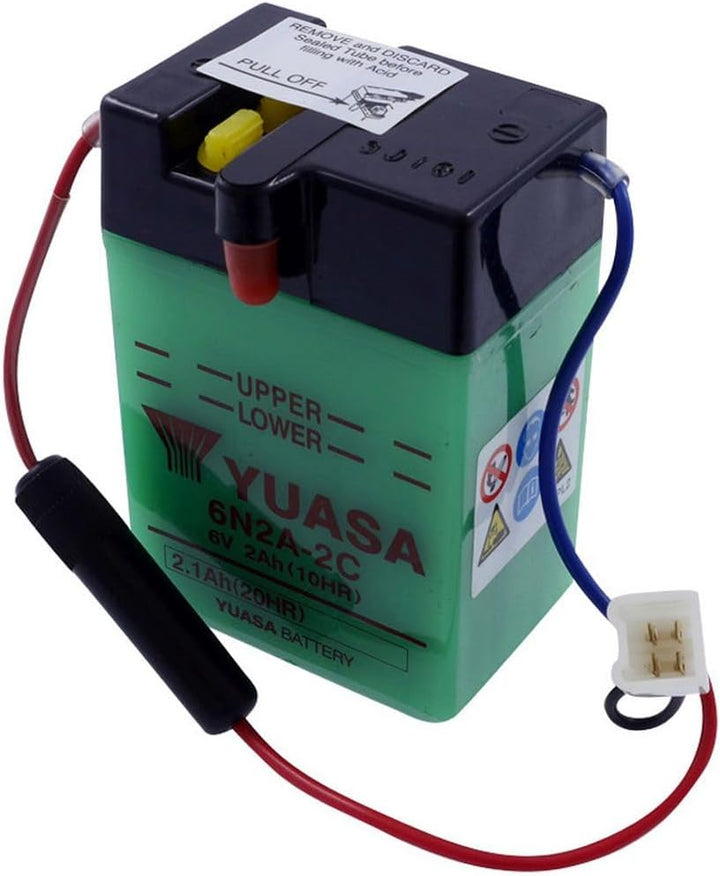 YUASA BATTERIE 6N2A-2C-3 offen ohne Saeure
