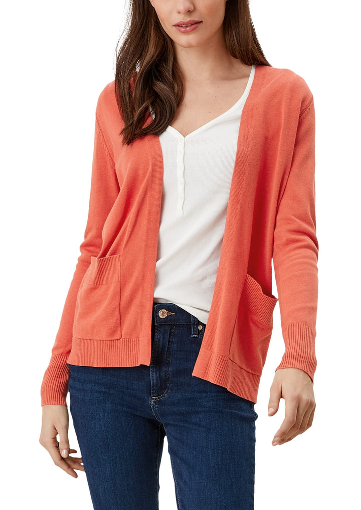s.Oliver Damen Jacke Langarm 46 Terracotta, 46 Terracotta