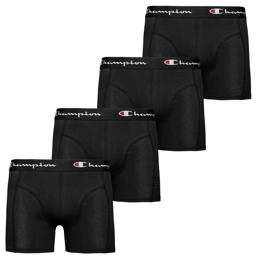 Champion Herren Retroshorts (4er Pack) S Schwarz, S Schwarz