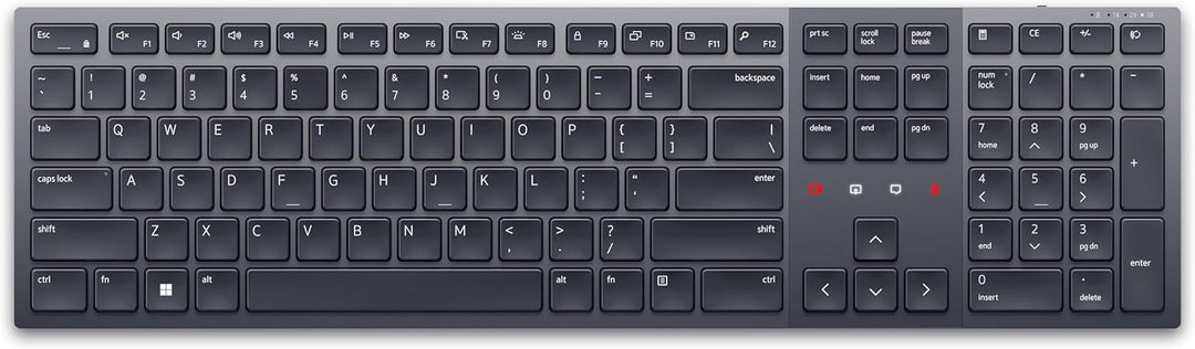 Dell Premier Collaboration Keyboard - KB900GR (deutsche Tastatur QWERTZ, kabellos, Bluethooth) schwa