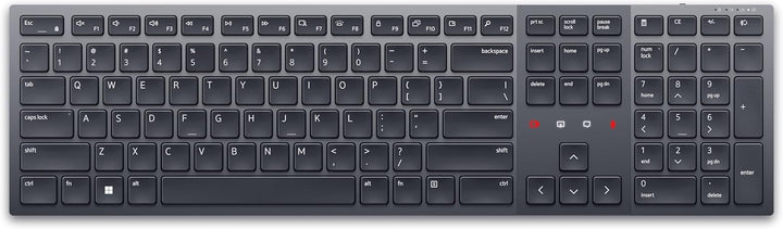 Dell Premier Collaboration Keyboard - KB900GR (deutsche Tastatur QWERTZ, kabellos, Bluethooth) schwa
