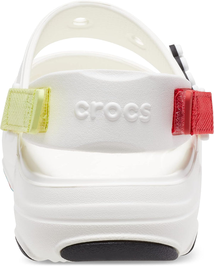 Crocs Unisex Classic All-Terrain Sandale 46 EU Weiss Mehrfarbig, 46 EU Weiß Mehrfarbig