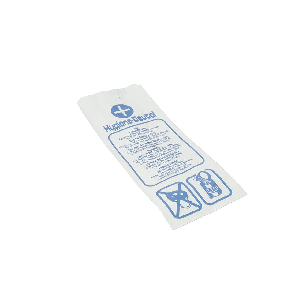 Hygienebeutel aus Papier Deiss, weiss, 1000 Stück