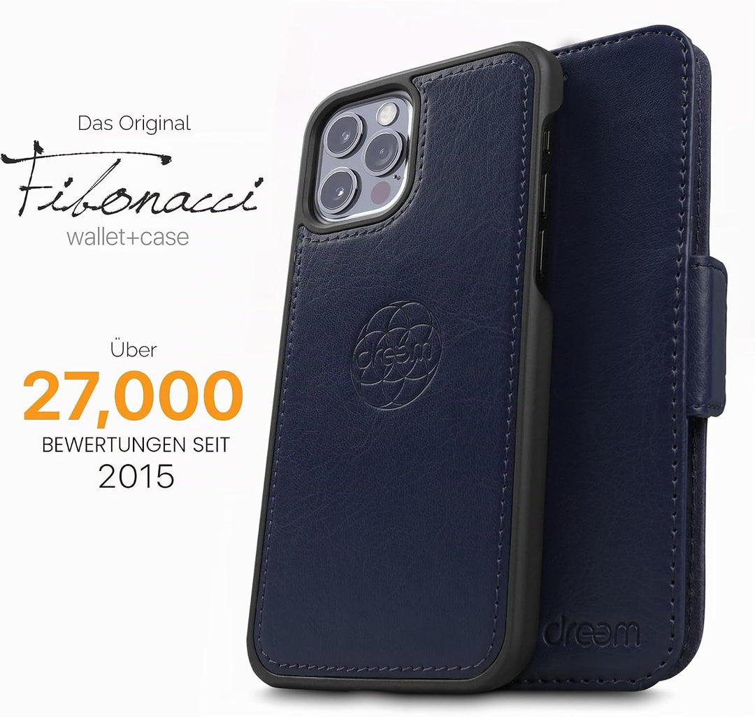 Dreem Fibonacci 2in1 Handyhülle Flipcase für iPhone 12 & 12 Pro | Magnetisches iPhone Case | TPU Etu