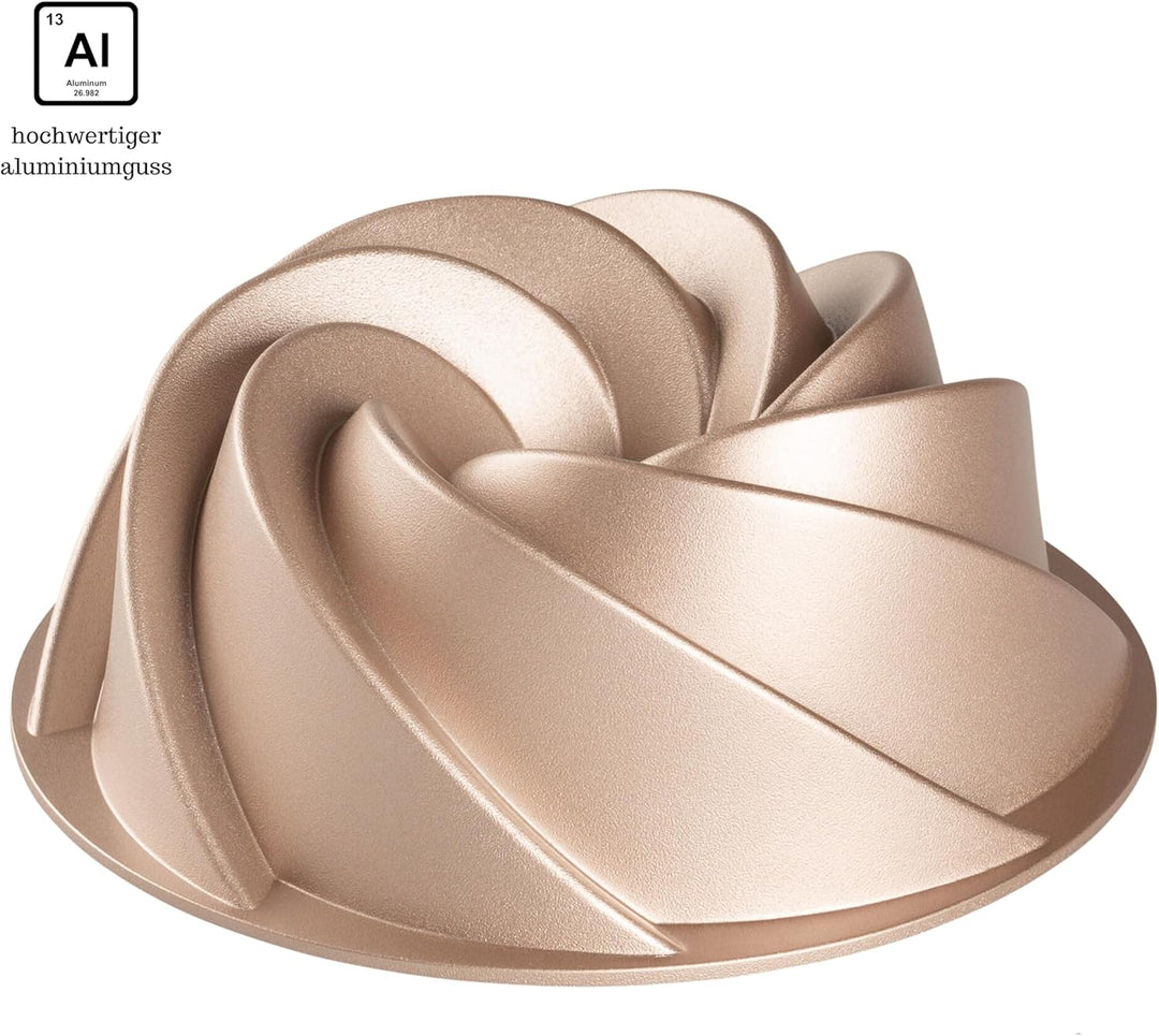 Erreke Gugelhupfform, Professionelle Qualität Kuchenform Ø 24 cm, Gugelhupf Backform, Sehr Widerstan