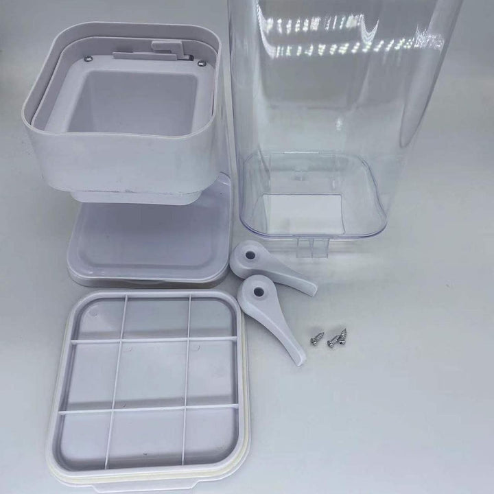Arbeitsplatte Müslispender | Cornflakes Spender | Grid Müslispender | Snackspender | Küchenspeicher