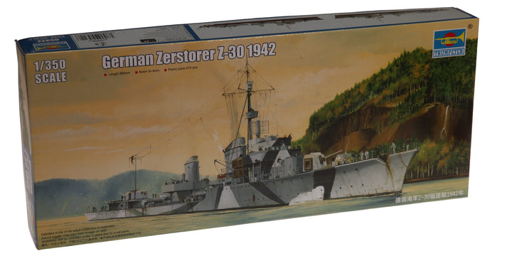 Trumpeter 05322 Modellbausatz German Zerstörer Z-30, 1942, Sortiert