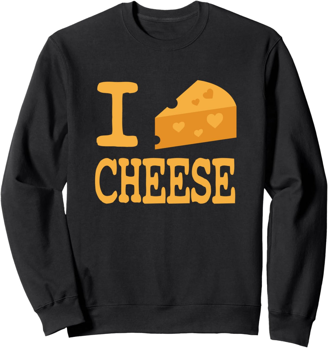 I Love Cheese Dairy Farming Wisconsin Sweatshirt