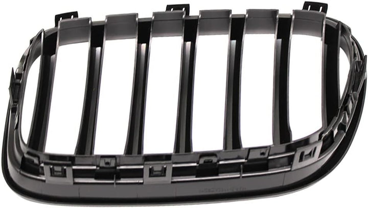 HZTWFC ABS glänzend schwarz Single Slat Sport Nierengitter Zubehör Styling Ersatz Racing Frontstosss