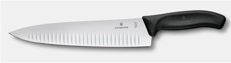 Victorinox, Swiss Classic, Profi Tranchiermesser, Extra Scharfe Klinge, Kullenschliff, 25 cm, Robust