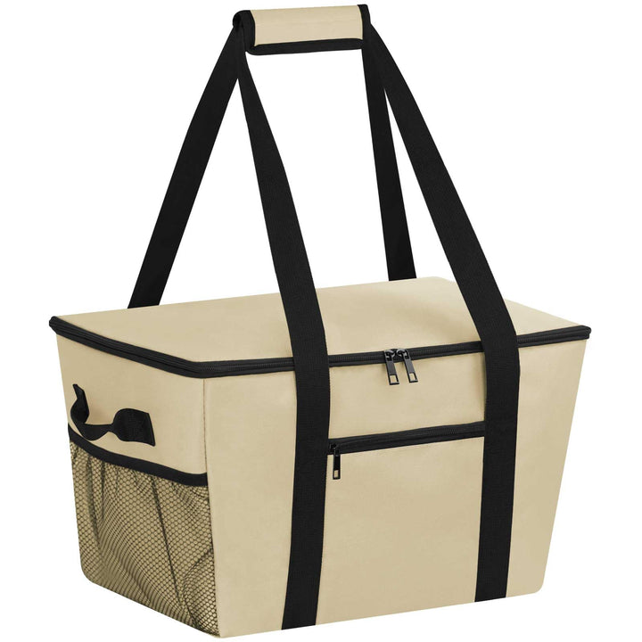 Coolerbag – Kühltasche aus hochwertigem Polyestergewebe, Large Cool Bag with Hard Bottom, Portable F
