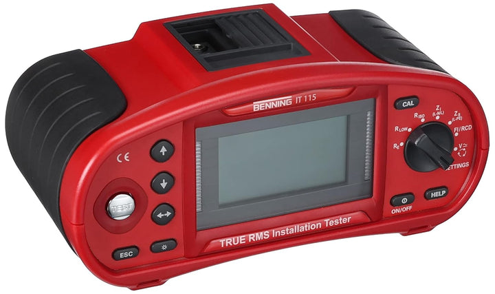 Benning IT 115. True RMS Installationsprüfgerät (zur Prüfung elektrischer Anlagen, Grafikdisplay, in
