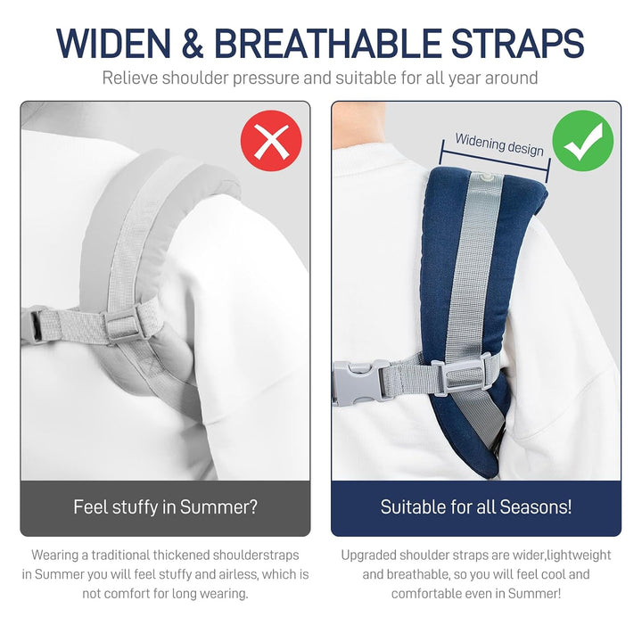 Viedouce Babytrage Neugeborene ab Geburt, Ergonomische Baby Trage Baumwolle Tragegurt mit Kopstütze