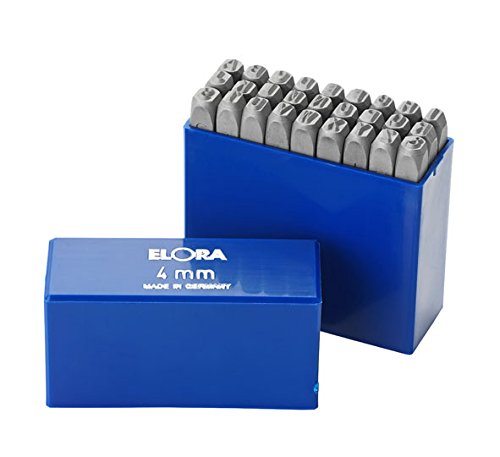 Elora Schlagbuchstaben-Satz, 27-teilig, 400B-2 mm, 0400010020000, 2 mm