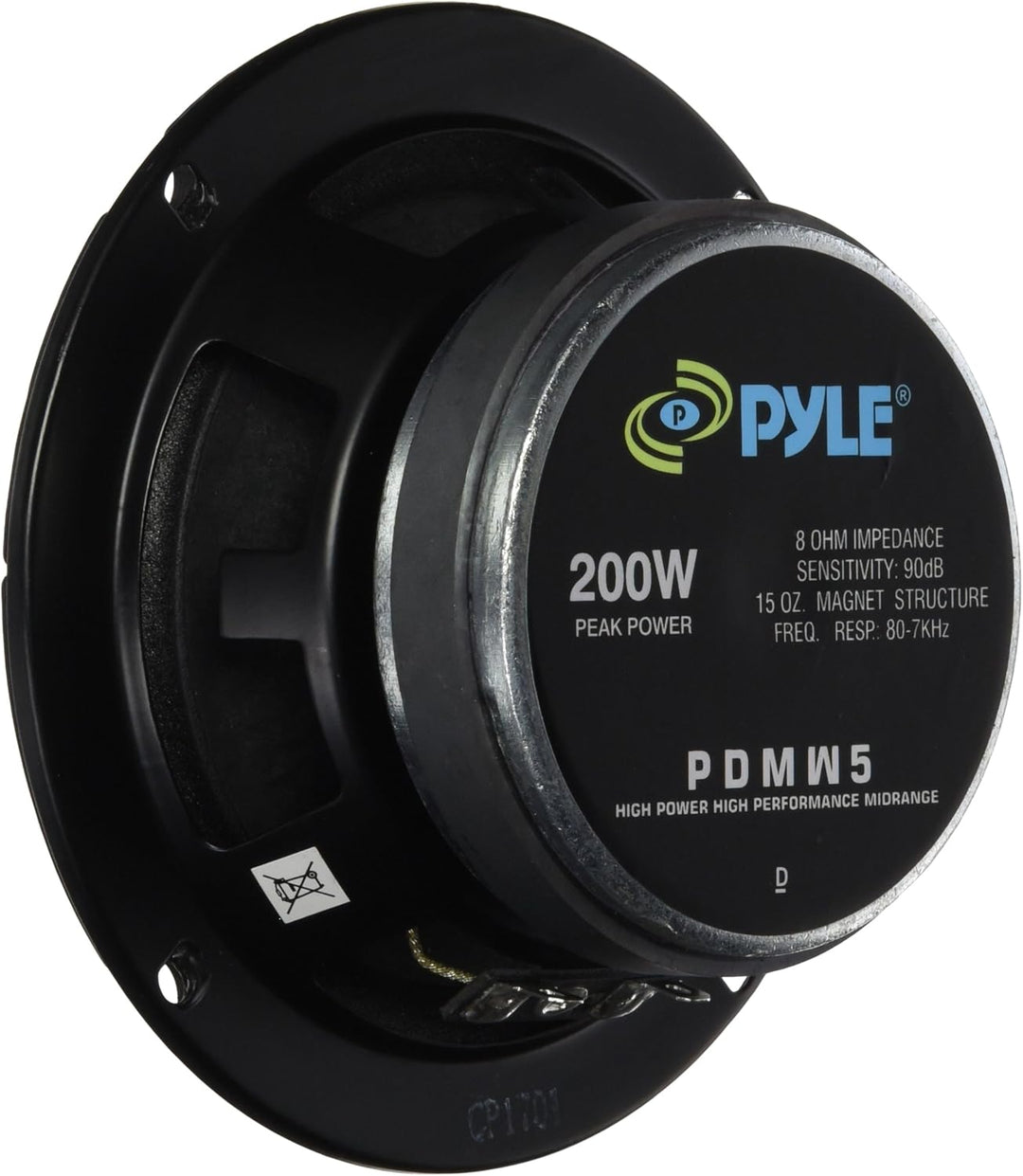 Pyle-Pro PDMW5 5 Zoll Pyle Driver 8 Ohm Mid Woofer