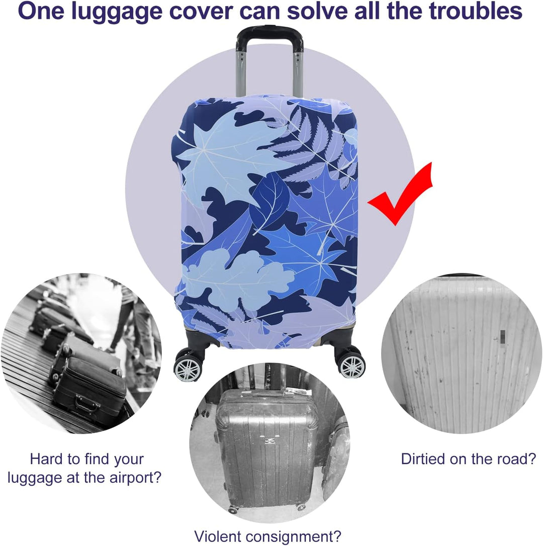 Reisegepäckabdeckung, Kofferschutztasche passt 29-30 Zoll Gepäck Bluemaple Blau XL: 29-30 Zoll Gepäc