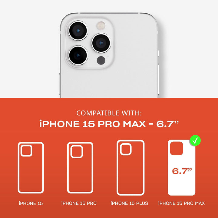 Tech21 Evo Max Hülle für iPhone 15 Pro Max - Kompatibel mit MagSafe - Aufprallschutz Hülle - Schlüss