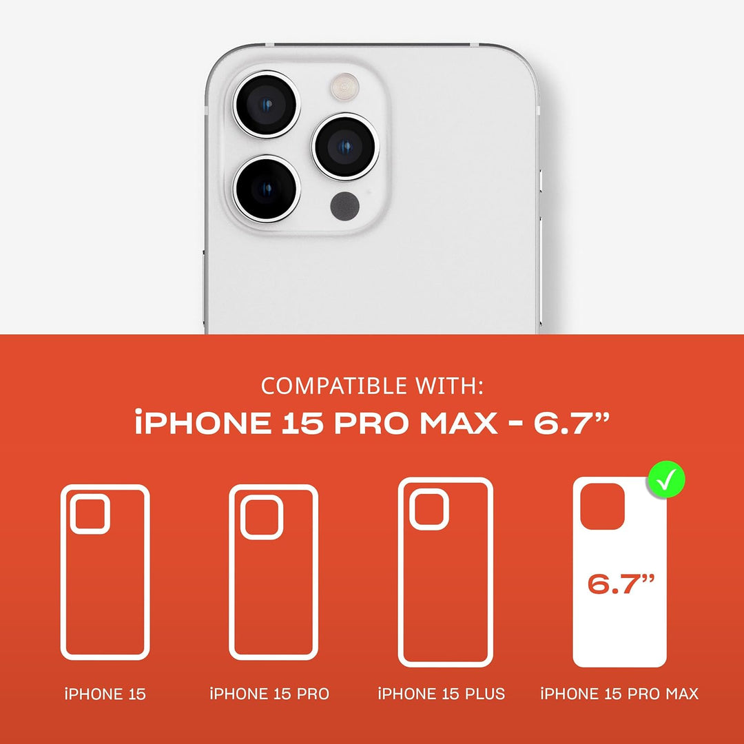 Tech21 Evo Max Hülle für iPhone 15 Pro Max - Kompatibel mit MagSafe - Aufprallschutz Hülle - Schlüss