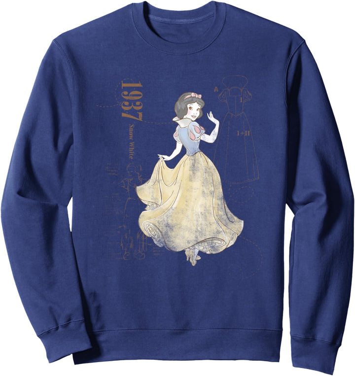 Disney Snow White 1937 Fashion Sketch Sweatshirt