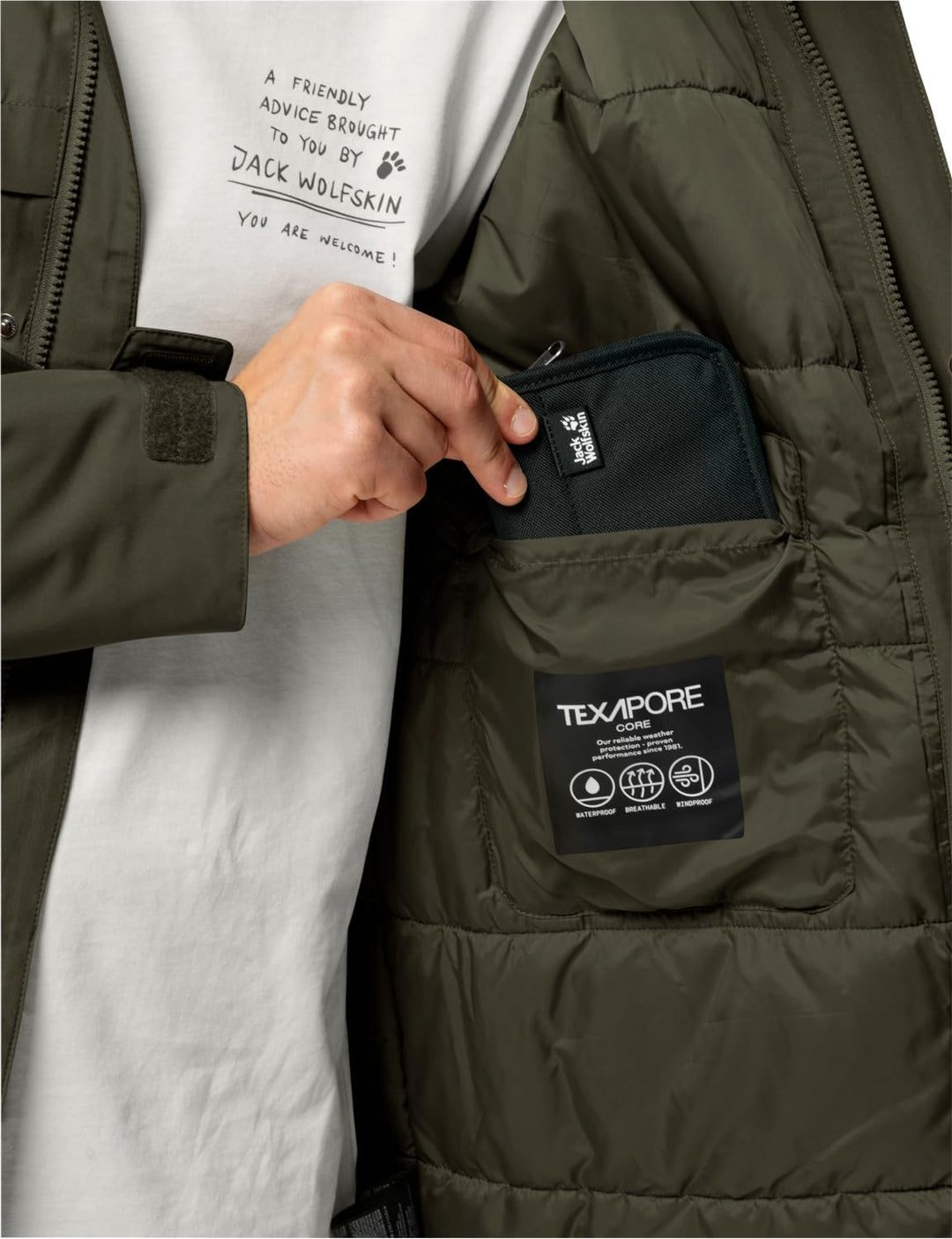 Jack Wolfskin Herren Winterlager Parka M Parka XL island moss, XL island moss