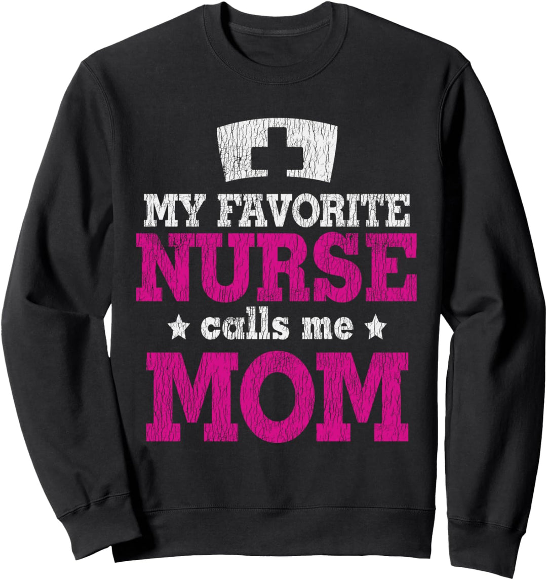 Krankenschwester Mutter Stolze Familie Passende Sweatshirt