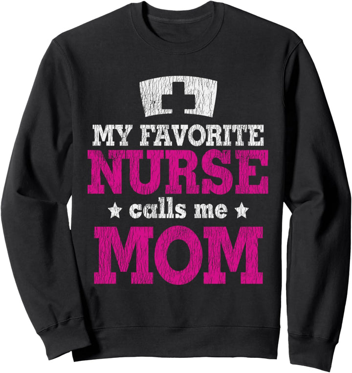 Krankenschwester Mutter Stolze Familie Passende Sweatshirt