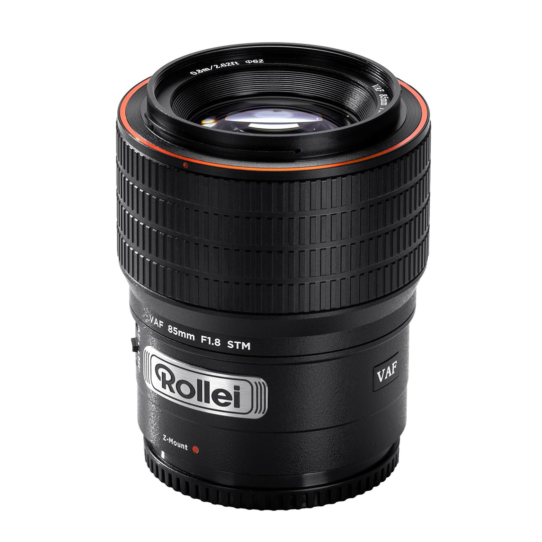 Rollei AF 85 mm F/1.8 Vollformat Objektiv für Nikon Z mit STM-Autofokus | HFT-X Beschichtung | Vollm