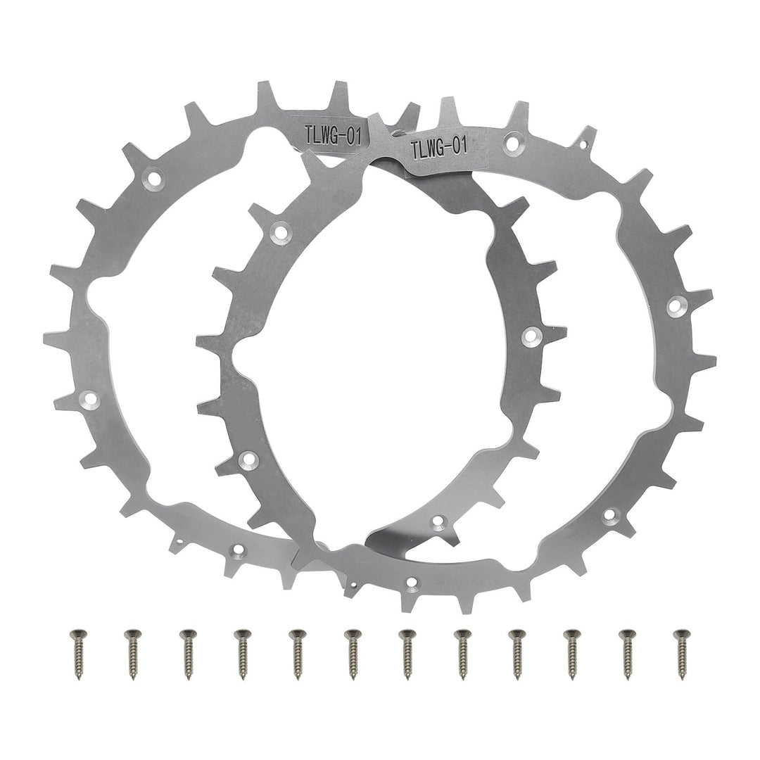 CDIYTOOL Edelstahl Rasenmäher Spikes für Garden.a Sileno City Rasenmäherroboter, 212 mm Rasenmäher M