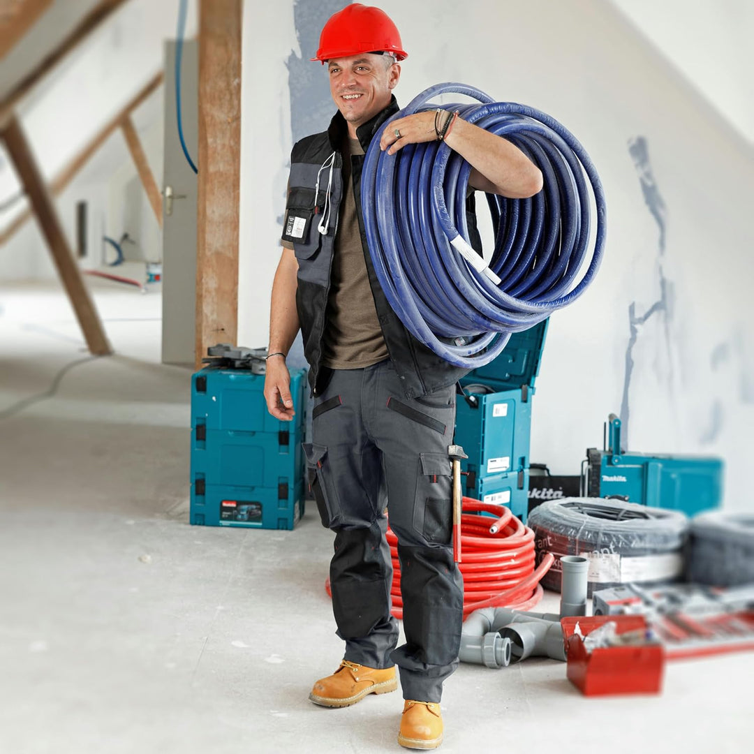 LMA Argile - Arbeitshose/Bundhose mit Knietaschen 52, 52