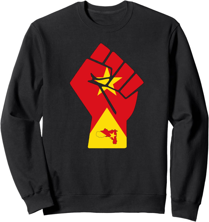 Tigray Pease Map United Tigray Flag Gift Sweatshirt