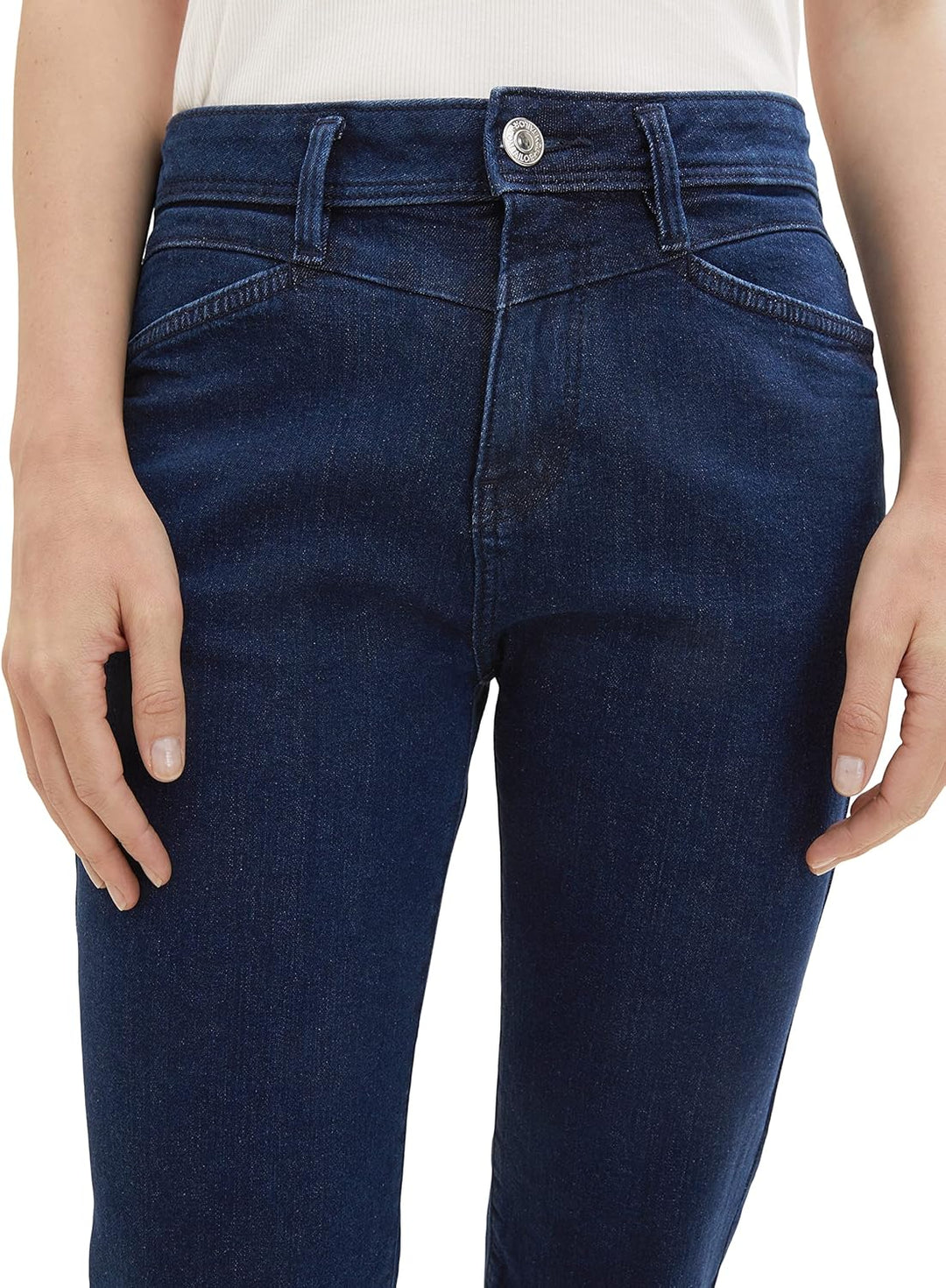 TOM TAILOR Damen Kate Straight Fit Jeans 26W / 30L 10114 - Clean Dark Stone Blue Denim, 26W / 30L 10