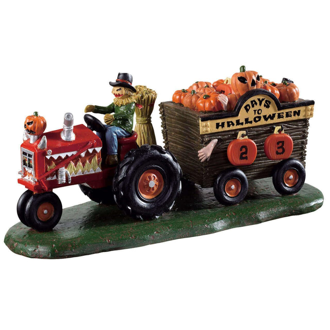 LEMAX - Pumpkin Haul Countdown 93414 Halloween Spookytown Traktor