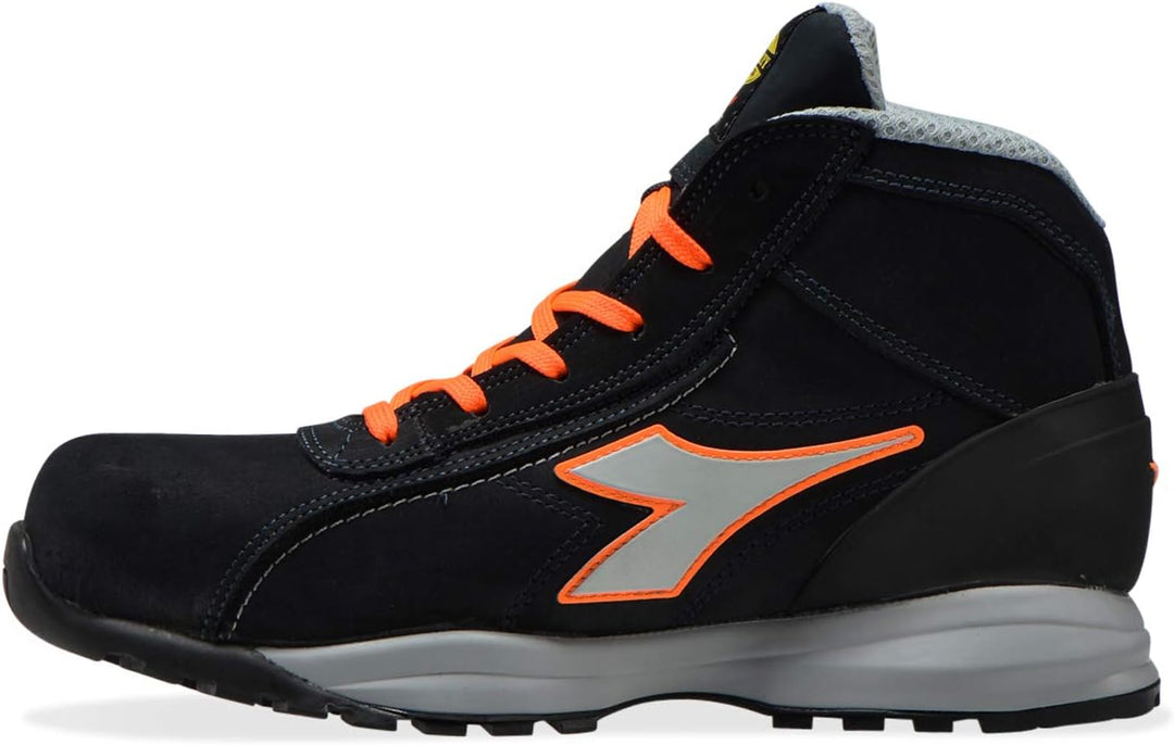 Diadora 701.177662 GLOVE MDS MID S3 HRO SRC, Dark Navy/ORANGE Fluo
