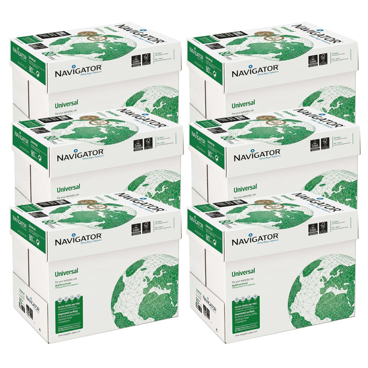Navigator Universal Premium Office Papier, A4, 80 g, 30 Blatt à 500 Blatt