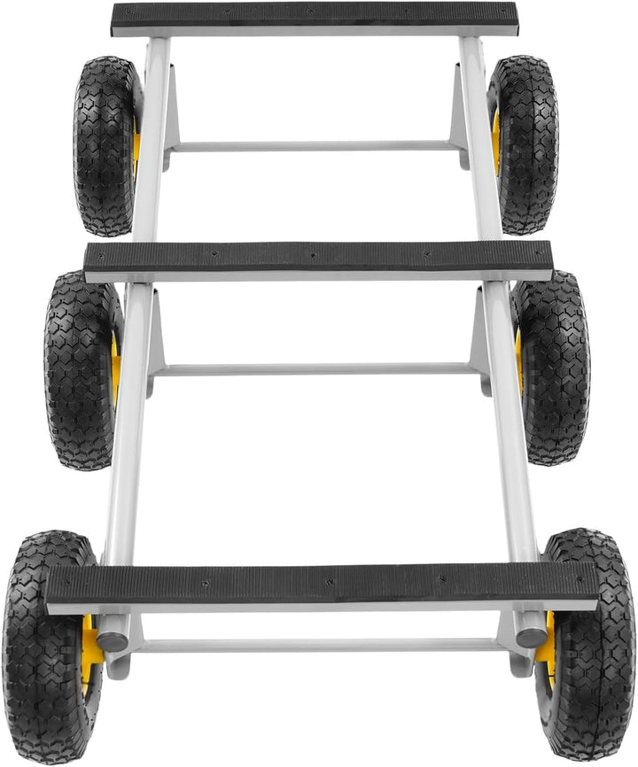 Plattenwagen Transportwagen Möbelwagen Plattformwagen 540 Kg/1200 lbs, 6 Räder, Schwerlast Lasten Ka