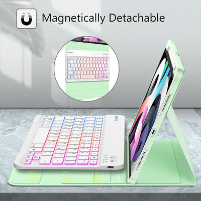 Fintie Tastatur Hülle für iPad Air 5 2022 / iPad Air 4 Hülle mit Tastatur 2020 - Magnetisch Abnehmba