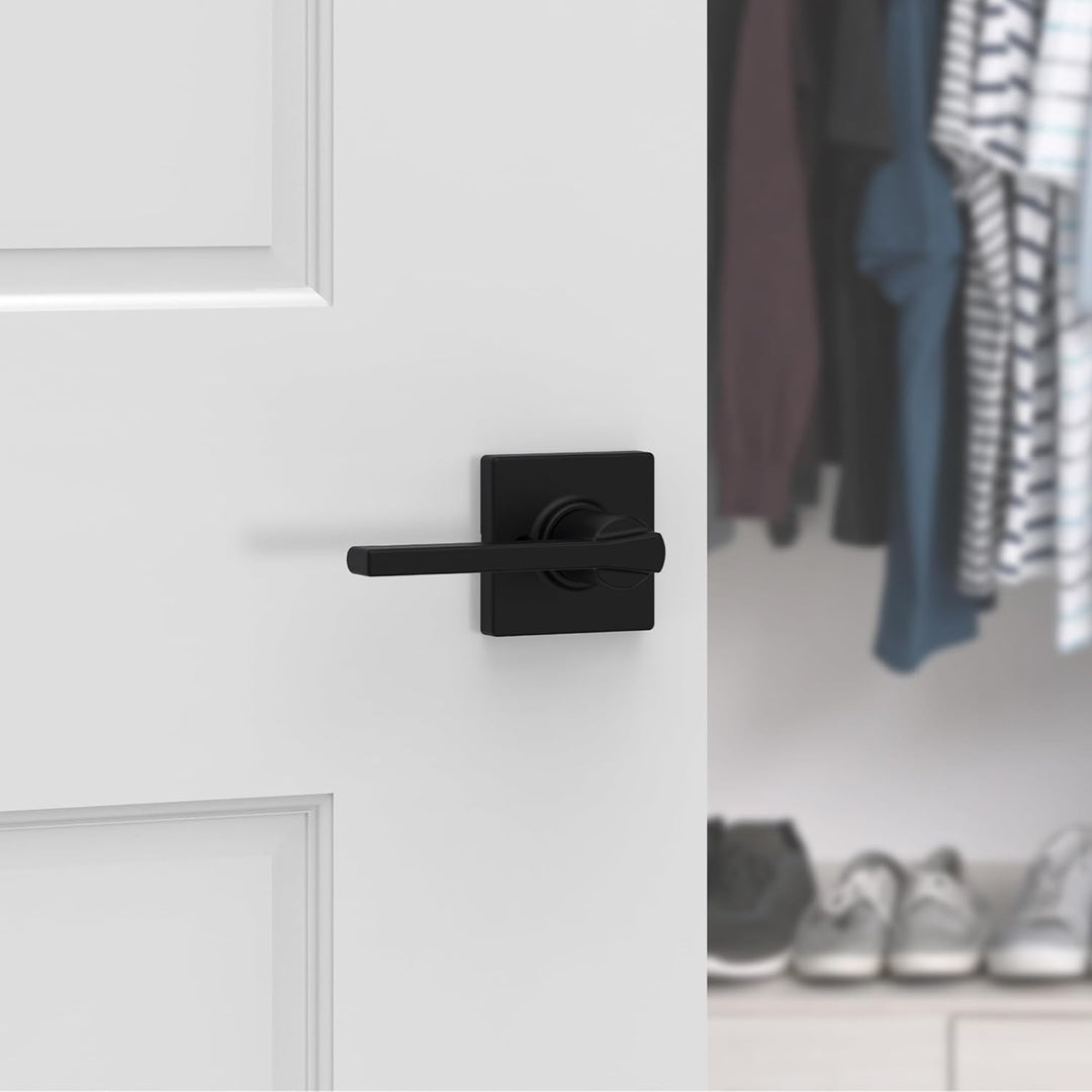 Kwikset 94880-614 Casey Schnuller-Hebel, Mattschwarz