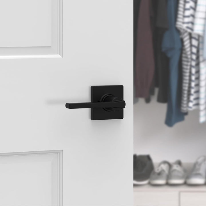 Kwikset 94880-614 Casey Schnuller-Hebel, Mattschwarz