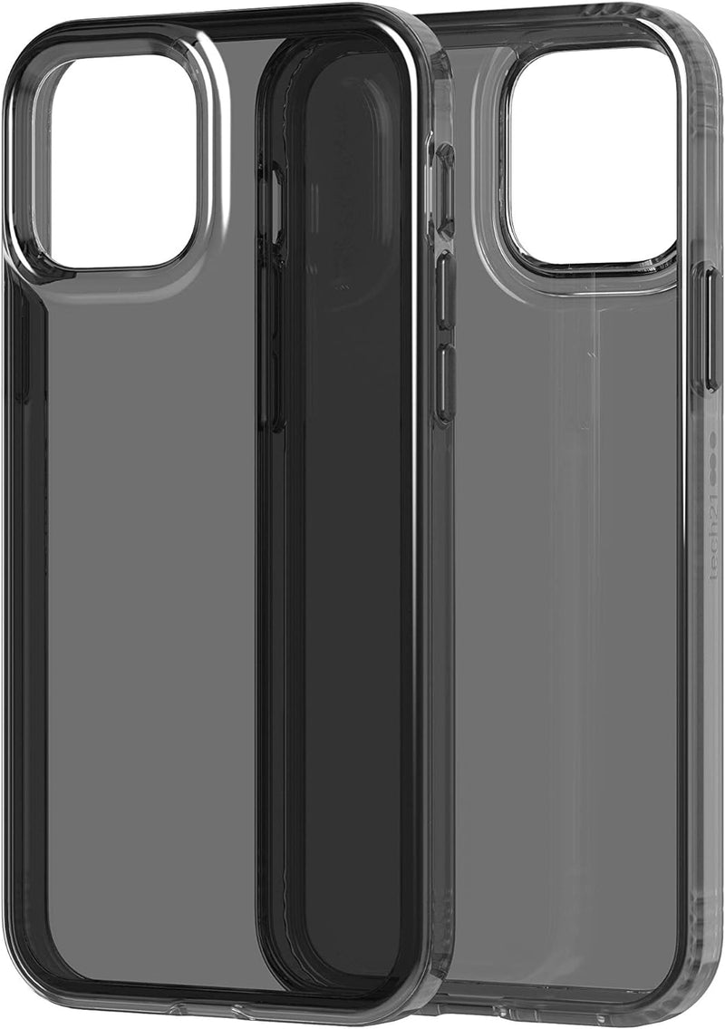 tech21 Evo Tint Handyhülle für Apple iPhone 12 und 12 Pro 5G mit 3,6 m Fallschutz Carbon, carbon