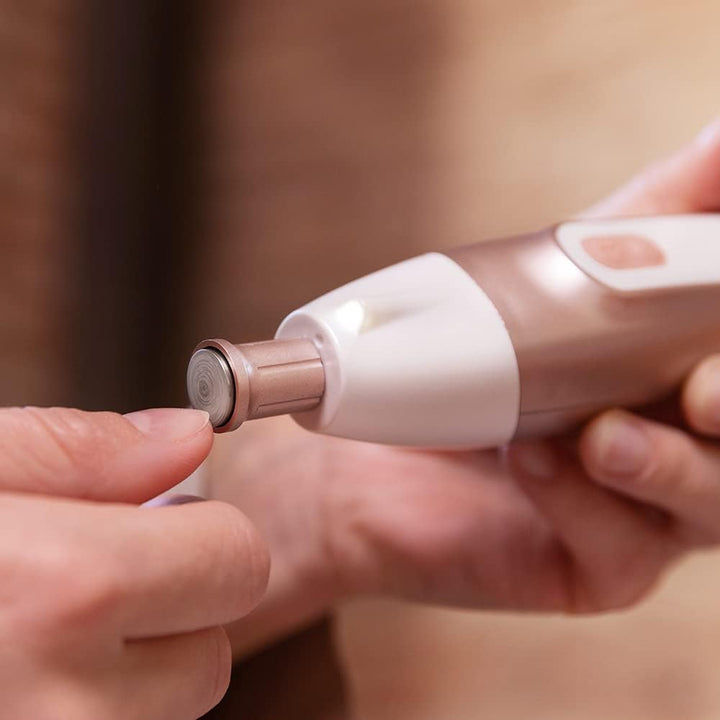 Cecotec Elektrisches Maniküre- und Pediküreset Bamba PinkyCare 700 Perfect Nails, Sieben austauschba
