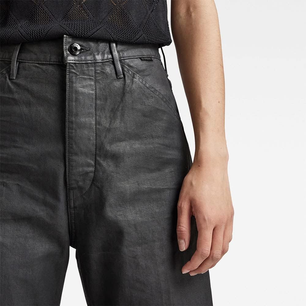 G-STAR RAW Damen Eve 3D Wide Leg Jeans 25W / 32L Grau (Magma Cobler D20084-d189-d360), 25W / 32L Gra