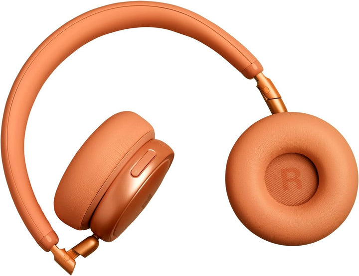JBL Live 680NC Kabellose On‑Ear‑Kopfhörer mit Noise Cancelling, Orange | Bluetooth 6.0, Personalisie