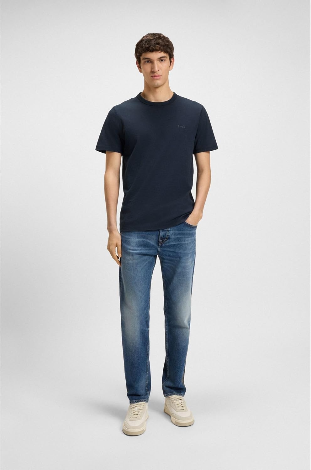 BOSS Herren Tegood 10240843 01 T_Shirt XXL Dunkelblau, XXL Dunkelblau
