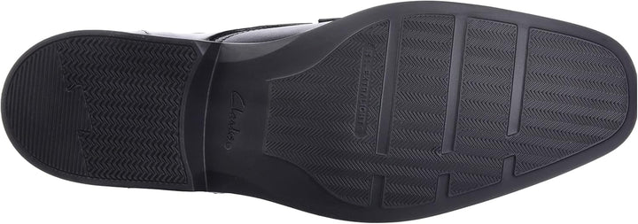 Clarks Herren Clarkslite Cap Oxford, Black Leather